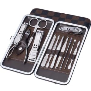 Kit Manicure Profissional Inox 12 Peças com Estojo – Manicure e Pedicure Completo - Imagem 3