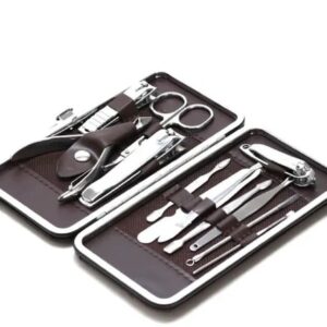 Kit Manicure Profissional Inox 12 Peças com Estojo – Manicure e Pedicure Completo - Imagem 4