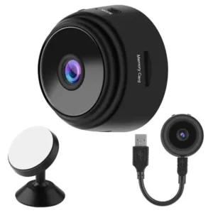 Mini Câmera Espiã A9 Wi-Fi Full HD 1080p com Visão Noturna e Monitoramento pelo Celular - Imagem 1