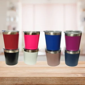 Cuia Térmica Inox 200ml com Tampa Acrílica e Vedação em Silicone - Imagem 5