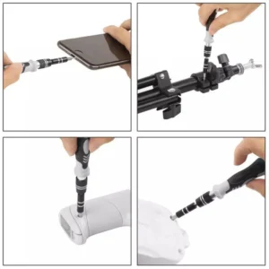 Kit Chaves de Precisão 115 Peças Profissional para Celular, Notebook e Eletrônicos com Maleta - Imagem 4