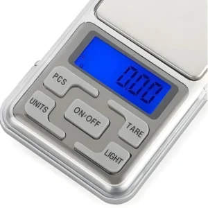 Mini Balança Digital de Precisão 0,1g até 500g Portátil com Tampa Protetora - Imagem 3