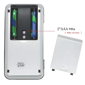 Mini Balança Digital de Precisão 0,1g até 500g Portátil com Tampa Protetora - Imagem 5