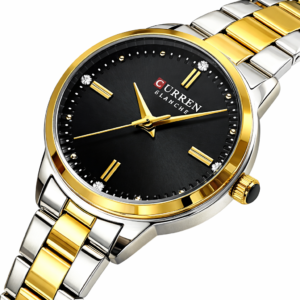 Relógio Feminino CURREN de Quartzo com Pulseira em Aço Inoxidável à Prova d’Água - Imagem 1