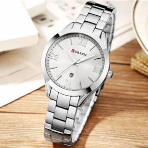 CURREN Ladies Watch For Women Fashion Retro Female Waterproof Watch Steel Quartz Watch For Women Christmas Relógio Feminino 9007 - Imagem 5