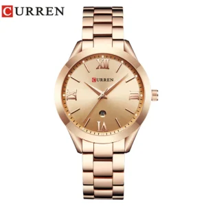 CURREN Ladies Watch For Women Fashion Retro Female Waterproof Watch Steel Quartz Watch For Women Christmas Relógio Feminino 9007 - Imagem 7