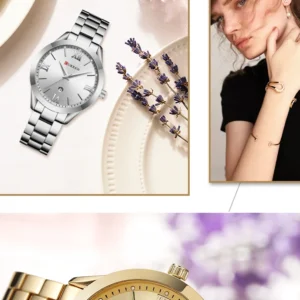 CURREN Ladies Watch For Women Fashion Retro Female Waterproof Watch Steel Quartz Watch For Women Christmas Relógio Feminino 9007 - Imagem 36