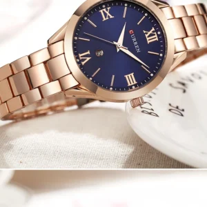 CURREN Ladies Watch For Women Fashion Retro Female Waterproof Watch Steel Quartz Watch For Women Christmas Relógio Feminino 9007 - Imagem 39