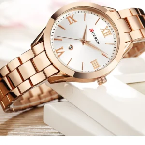 CURREN Ladies Watch For Women Fashion Retro Female Waterproof Watch Steel Quartz Watch For Women Christmas Relógio Feminino 9007 - Imagem 40