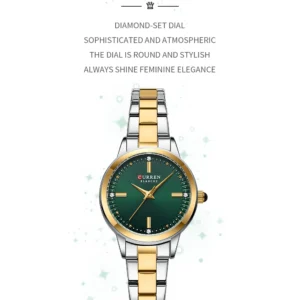 Relógio Feminino CURREN de Quartzo com Pulseira em Aço Inoxidável à Prova d’Água - Imagem 20