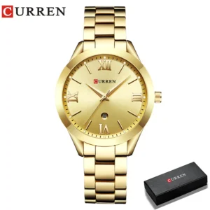 CURREN Ladies Watch For Women Fashion Retro Female Waterproof Watch Steel Quartz Watch For Women Christmas Relógio Feminino 9007 - Imagem 14