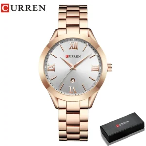 CURREN Ladies Watch For Women Fashion Retro Female Waterproof Watch Steel Quartz Watch For Women Christmas Relógio Feminino 9007 - Imagem 16