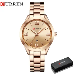 CURREN Ladies Watch For Women Fashion Retro Female Waterproof Watch Steel Quartz Watch For Women Christmas Relógio Feminino 9007 - Imagem 17