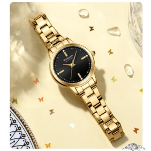 Relógio Feminino CURREN de Quartzo com Pulseira em Aço Inoxidável à Prova d’Água - Imagem 36