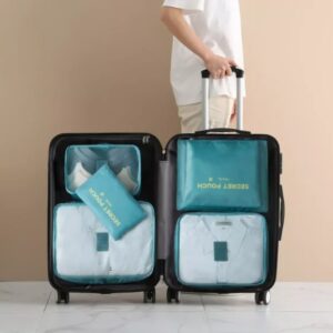 Kit 6 Necessaires Organizadores de Mala para Viagem – Feminino e Masculino - Imagem 4