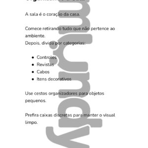 Casa Organizada, Vida Leve – Volume 1 - Imagem 3